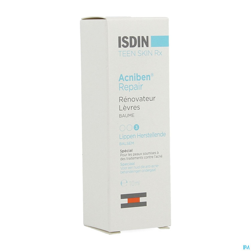 Isdin acniben teen skin repair levres baume   10ml