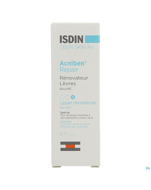 Isdin acniben teen skin repair levres baume   10ml