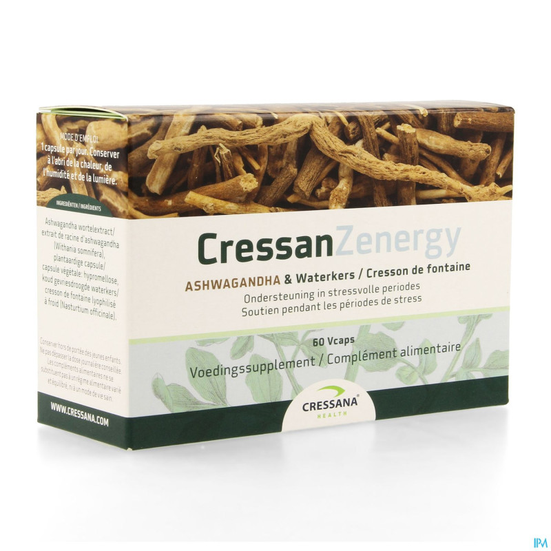 Cressan zenergy ashwaghanda    caps 4x15