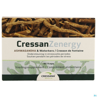 Cressan zenergy ashwaghanda    caps 4x15