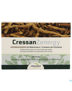 Cressan zenergy ashwaghanda    caps 4x15