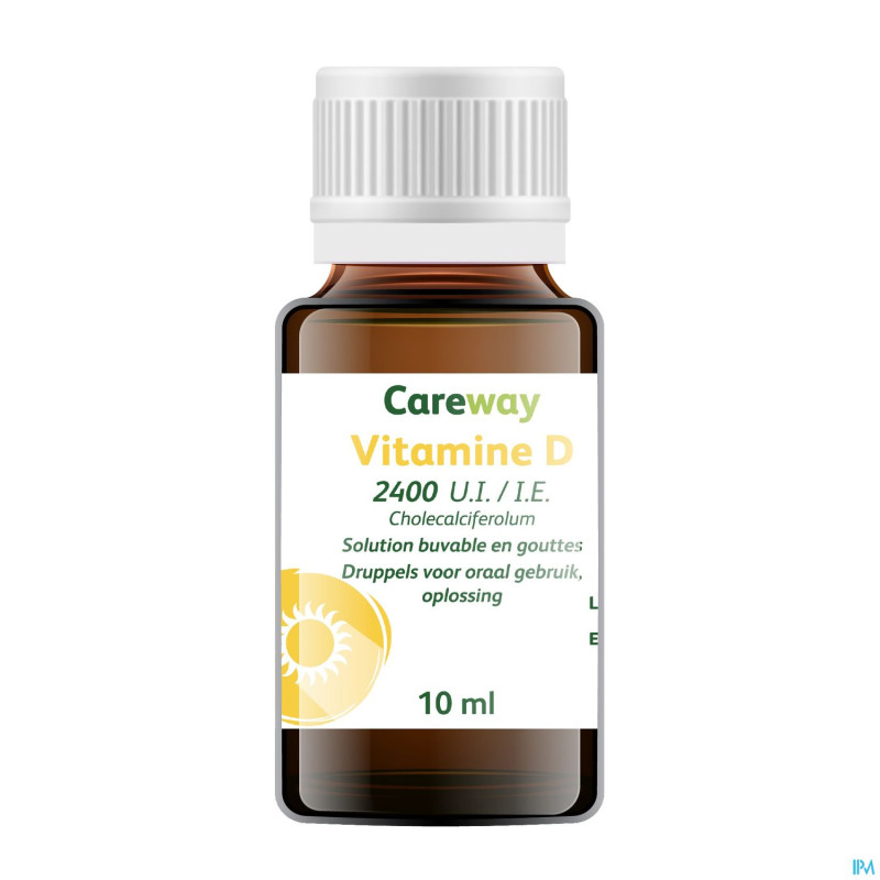 Careway vitamine d 2400iu/ml gouttes    10ml