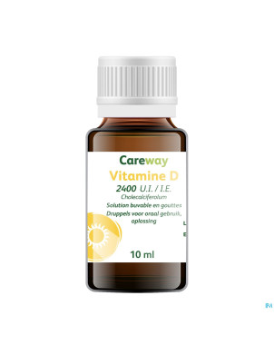 Careway vitamine d 2400iu/ml gouttes    10ml