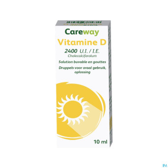 Careway vitamine d 2400iu/ml gouttes    10ml