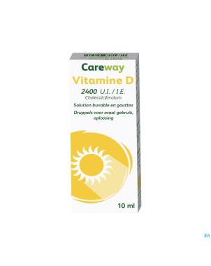 Careway vitamine d 2400iu/ml gouttes    10ml