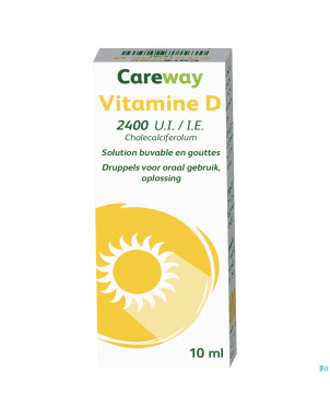 Careway vitamine d 2400iu/ml gouttes    10ml
