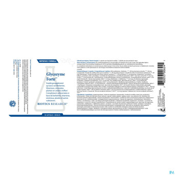 Glycozyme forte biotics    caps 90