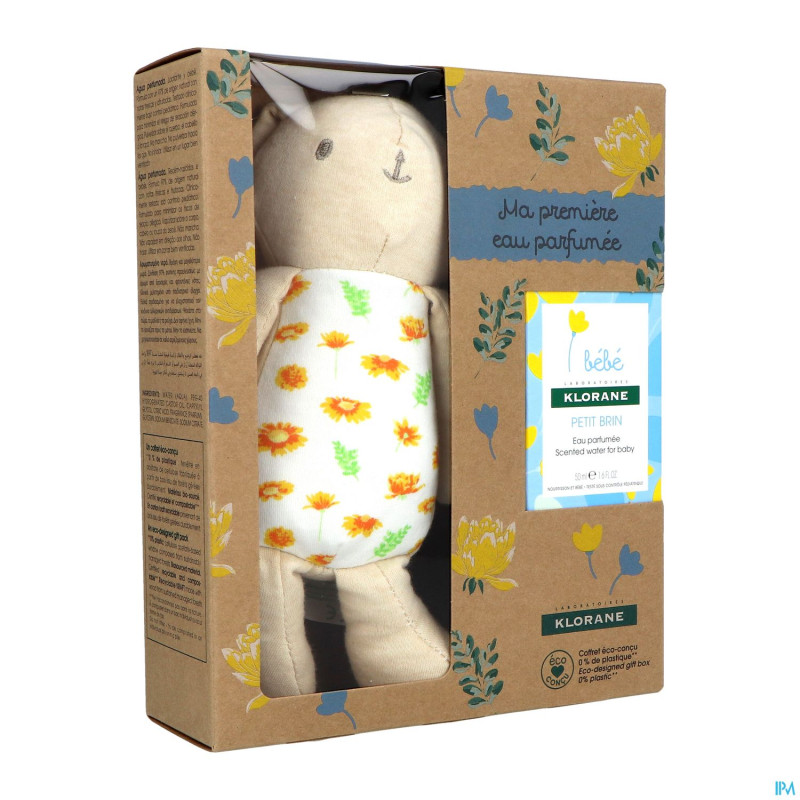 Klorane bb coffret eau bb 50ml + lapin mixte    nf