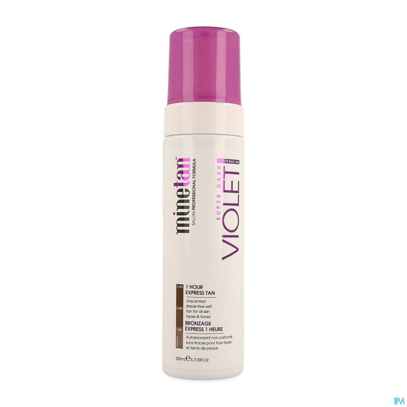 Minetan violet self tan foam  200ml