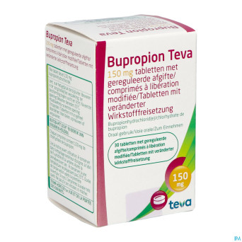 Bupropion teva 150mg liber.modifiee comp  30