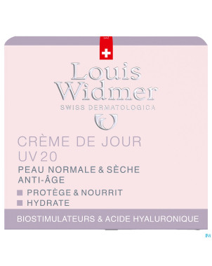 Widmer jour creme uv20 parf pot 50ml