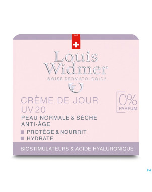Widmer jour creme uv20 n/parf pot 50ml