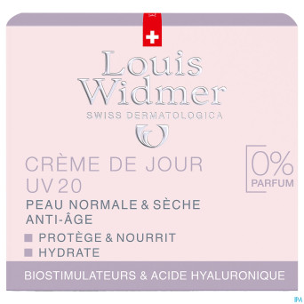 Widmer jour creme uv20 n/parf pot 50ml