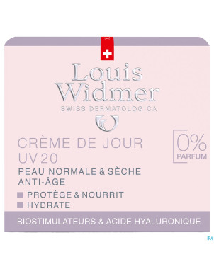 Widmer jour creme uv20 n/parf pot 50ml