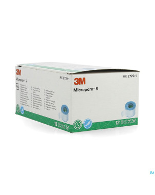 Micropore s 3m sparadrap    2,5x500cm 12
