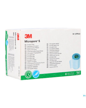 Micropore s 3m sparadrap 5 x500cm