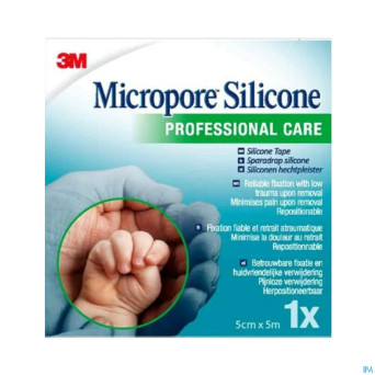 Micropore s 3m sparadrap 5 x500cm