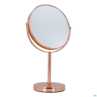Cartel miroir pied or rose x10 asie    17cm