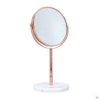 Cartel miroir pied rose marbre x7 asie    17cm