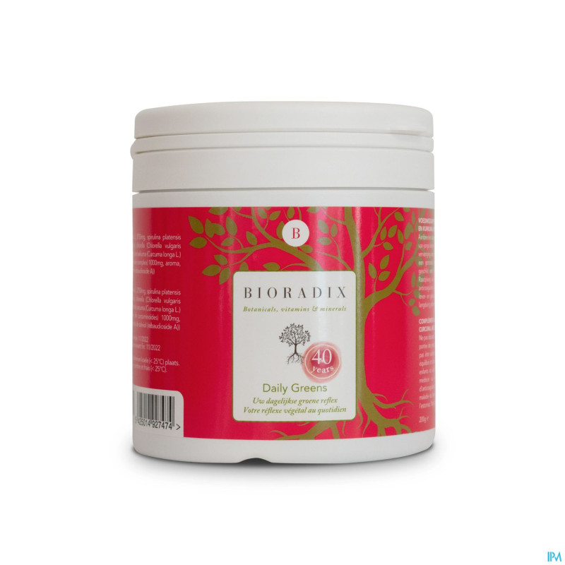 Daily greens    pdr 200g bioradix labophar