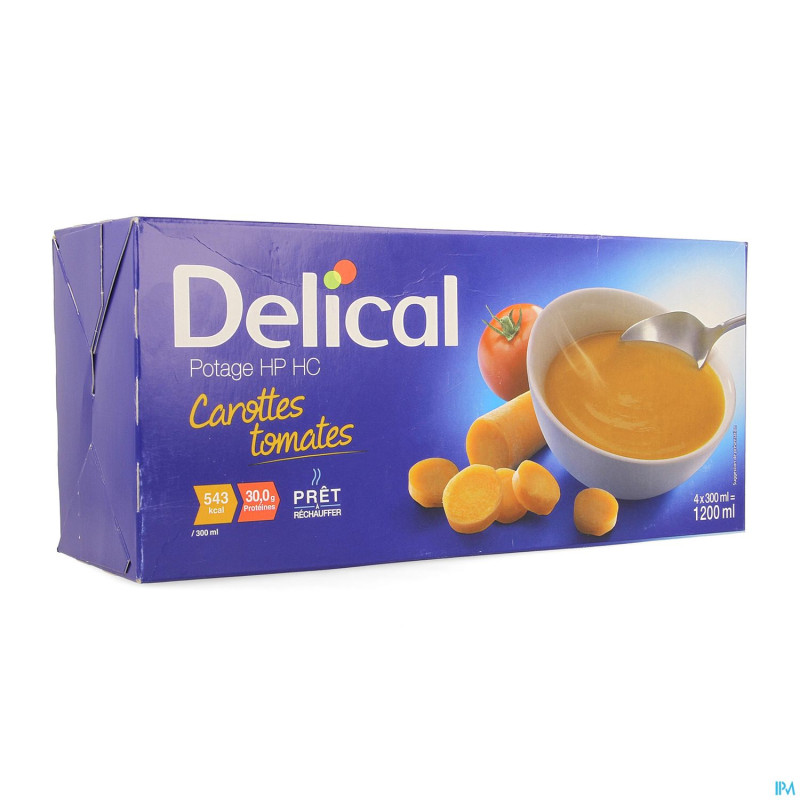 Delical potage hphc carrot. tom.4x300ml cfr4292549
