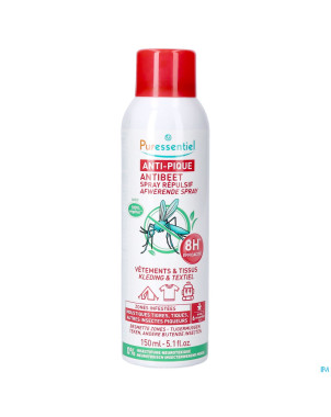 Puressentiel a/pique spray repulsif vet&tissu150ml