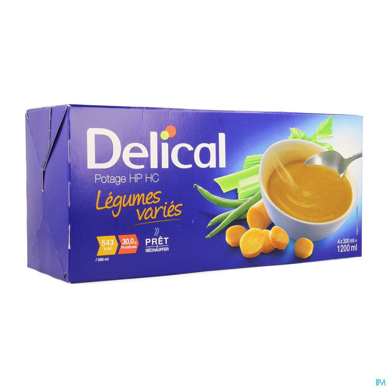 Delical potage hphc leg. varie 4x300ml  cfr4292561
