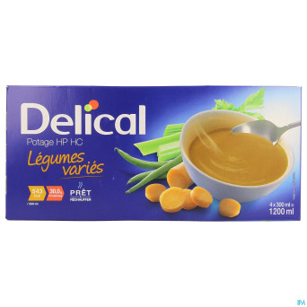 Delical potage hphc leg. varie 4x300ml  cfr4292561