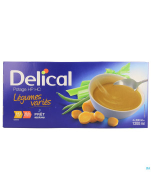 Delical potage hphc leg. varie 4x300ml  cfr4292561