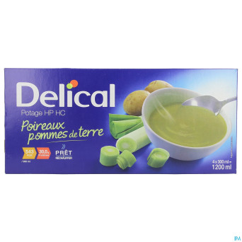 Delical potage hphc poir.pomme t4x300ml cfr4292553