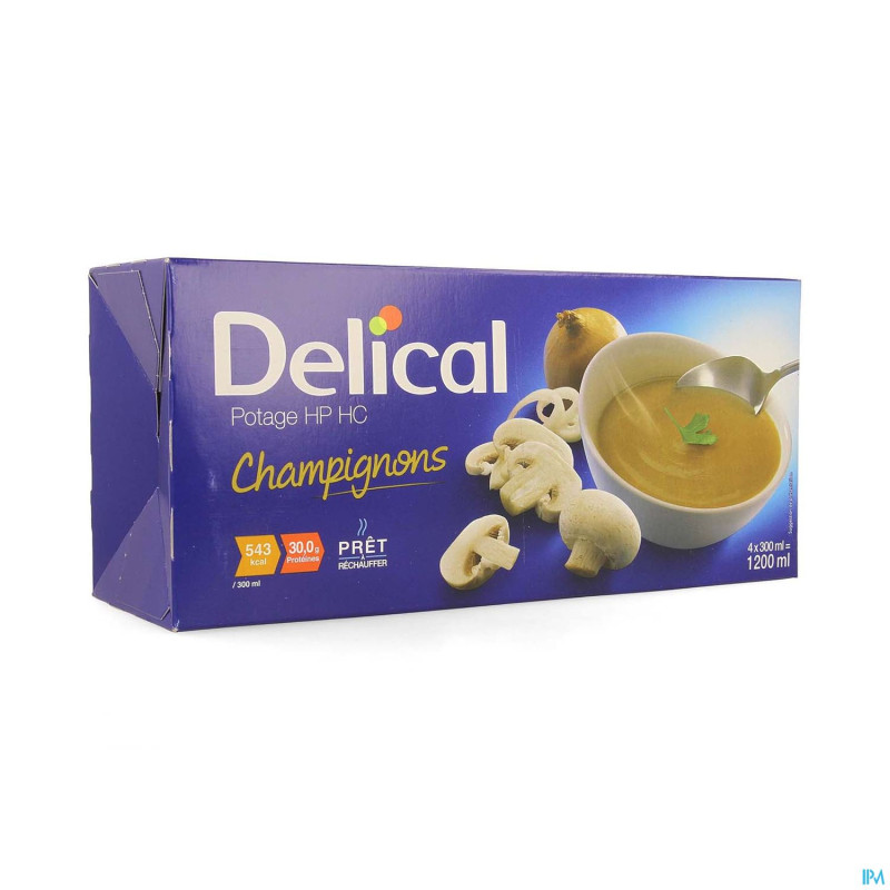 Delical potage hphc champignons 4x300ml cfr4292579