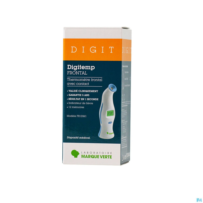 Marque v digitemp thermometre frontal