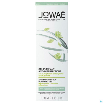 Jowae gel matifiant a/imperfections    tube 40ml