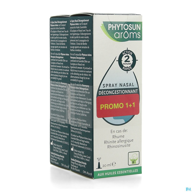 Phytosun spray nasal decongest. 20ml    promo 1+1