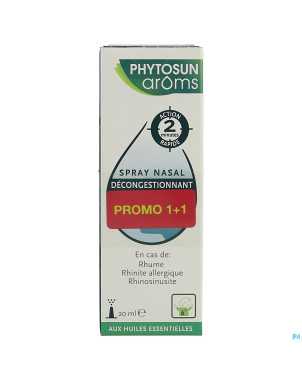 Phytosun spray nasal decongest. 20ml    promo 1+1