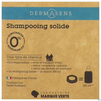 Marque v dermasens shampooing solide    85g