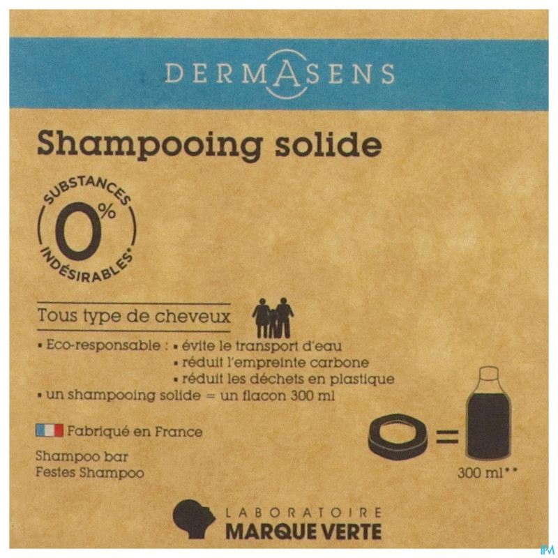 Marque v dermasens shampooing solide    85g