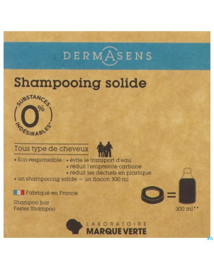 Marque v dermasens shampooing solide    85g