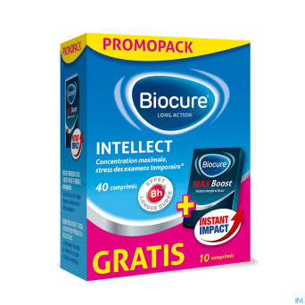 Biocure intellect pack comp 40+ max comp 10 grat.
