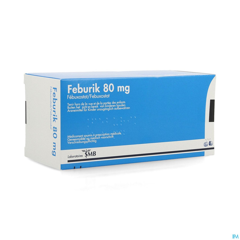 Feburik 80mg comp enrobe  84 x 80mg