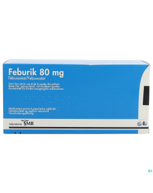 Feburik 80mg comp enrobe  84 x 80mg