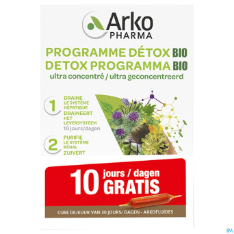Arkofluides programme detox amp 30    promopack