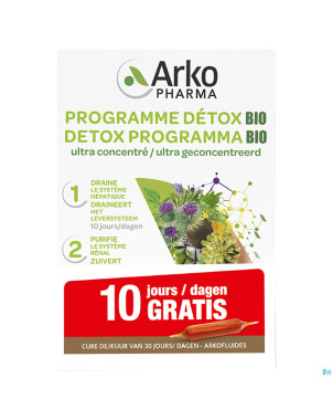 Arkofluides programme detox amp 30    promopack