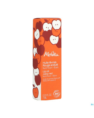 Melvita huiles levres rouge orange    7,5ml
