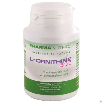 L-ornithine 500 v-caps  60    pharmanutrics