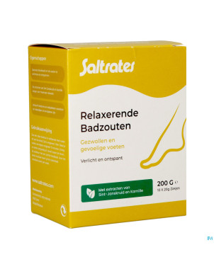 Saltrates sels bain relaxants pieds 10x20g