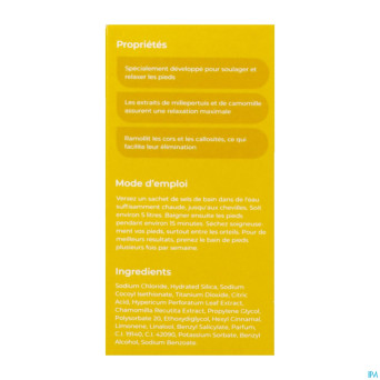 Saltrates sels bain relaxants pieds 10x20g