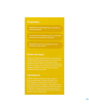 Saltrates sels bain relaxants pieds 10x20g