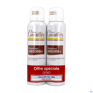 Roge cavailles deodorant femme spray    2x150ml