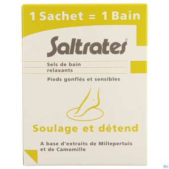 Saltrates sels bain relaxants pieds 10x20g